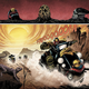 Interior artwork from Predator vs Judge Dredd vs Aliens #1, by Chris Mooneyham.